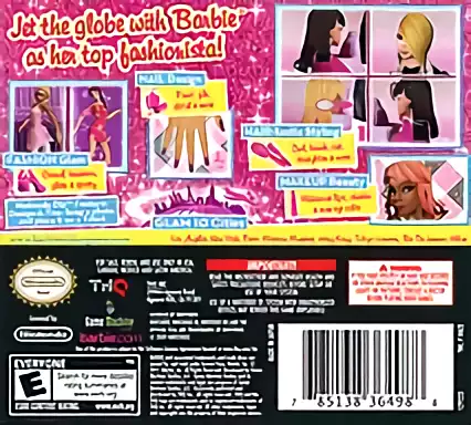 Image n° 2 - boxback : Barbie - Jet, Set & Style! (DSi Enhanced)